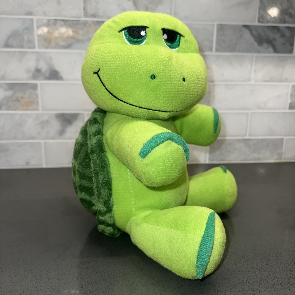 Progressive " Malcom " Soft Plush Turtle Sewn Eyes 10"